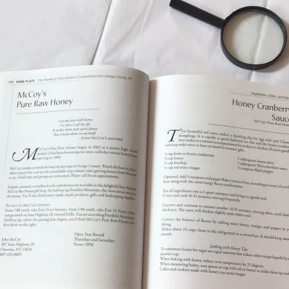 ☘️2/10.00☘️Home Plate Cooperstown “Home to Baseball “ travel/cook guide - Picture 10 of 16